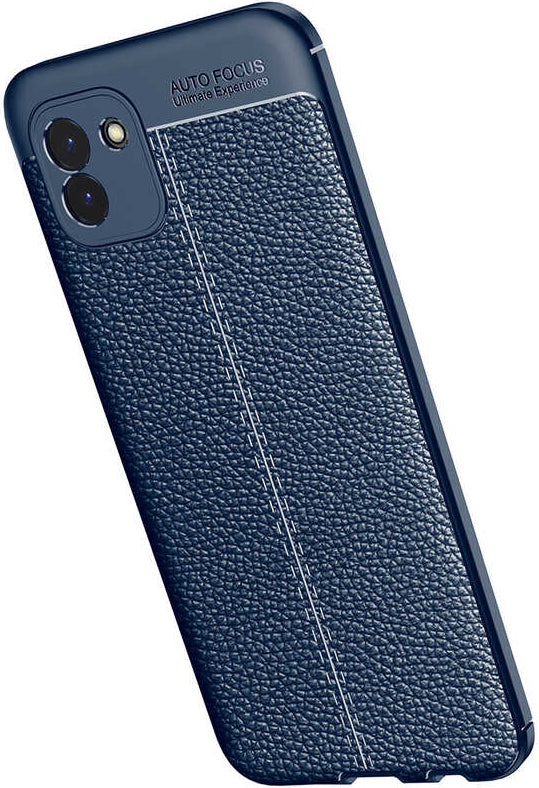 Galaxy A03 Kılıf Mnc Niss Silikon Kapak-Lacivert