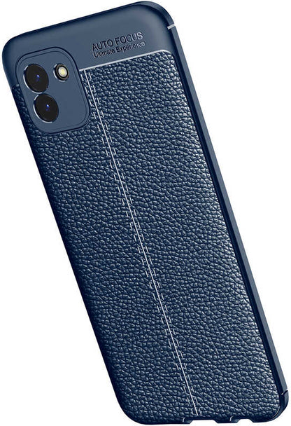 Galaxy A03 Kılıf Mnc Niss Silikon Kapak-Lacivert