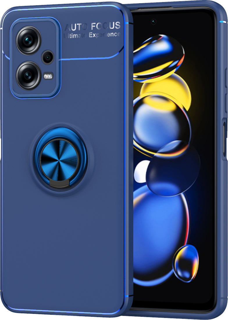 Xiaomi Redmi Note 12 5g Kılıf Mnc Ravel Silikon Kapak-Mavi