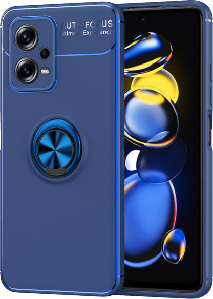 Xiaomi Redmi Note 12 5g Kılıf Mnc Ravel Silikon Kapak-Mavi