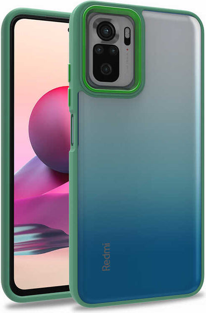 Xiaomi Poco M5S Kılıf Mnc Flora Kapak-Yeşil