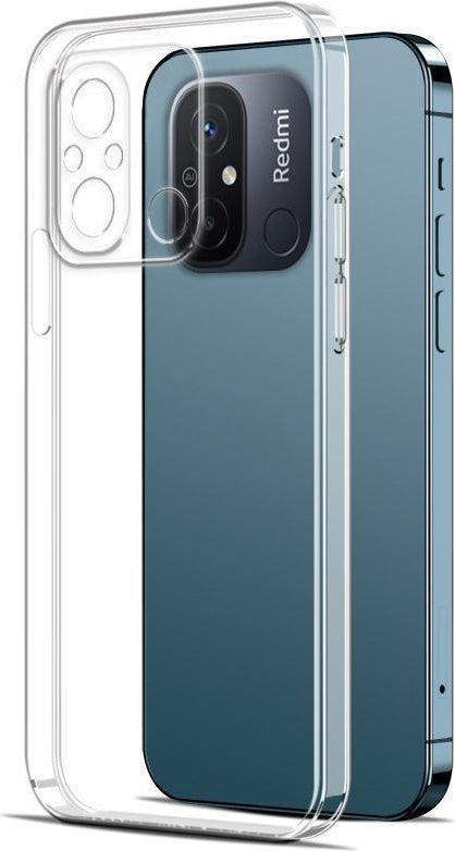 Xiaomi Redmi 12C Kılıf Mnc Süper Silikon Kapak-Renksiz