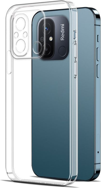 Xiaomi Redmi 12C Kılıf Mnc Süper Silikon Kapak-Renksiz