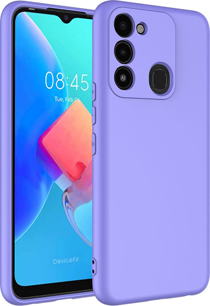 Tecno Spark 8c Kılıf Mnc Mara Laaakan Kapak-Lila