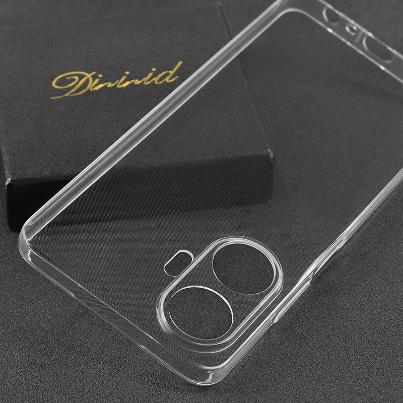 Realme C55 Kılıf Mnc Süper Silikon Kapak-Renksiz