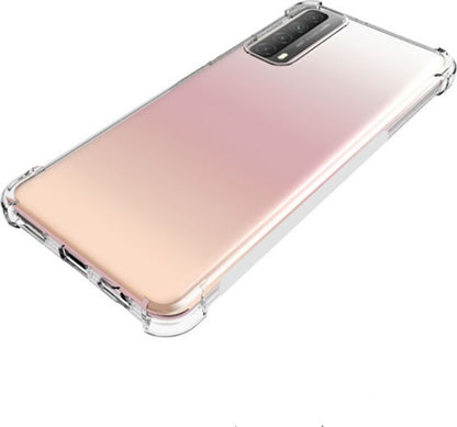 Huawei P Smart 2021 Kılıf Mnc Nitro Anti Shock Silikon-Renksiz