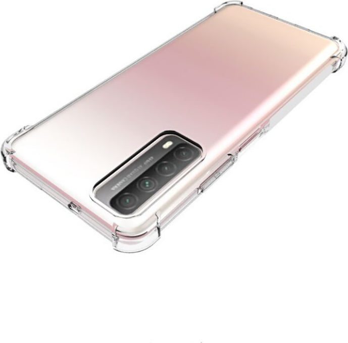 Huawei P Smart 2021 Kılıf Mnc Nitro Anti Shock Silikon-Renksiz