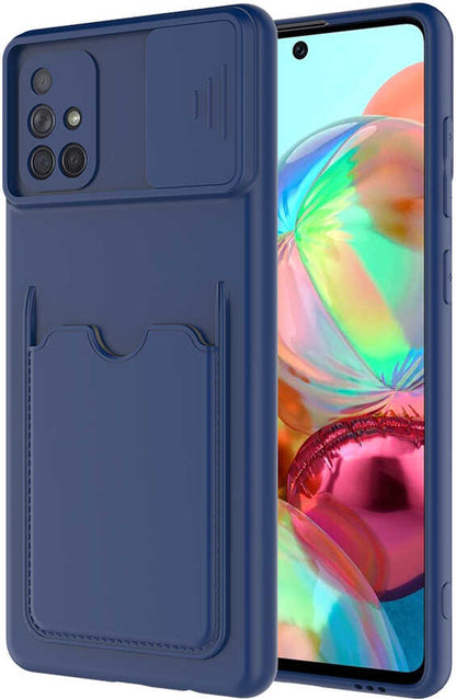 Galaxy A71 Kılıf mnc Kartix Kapak-Lacivert