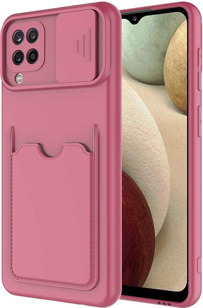 Galaxy M32 Kılıf mnc Kartix Kapak-Koyu Mor