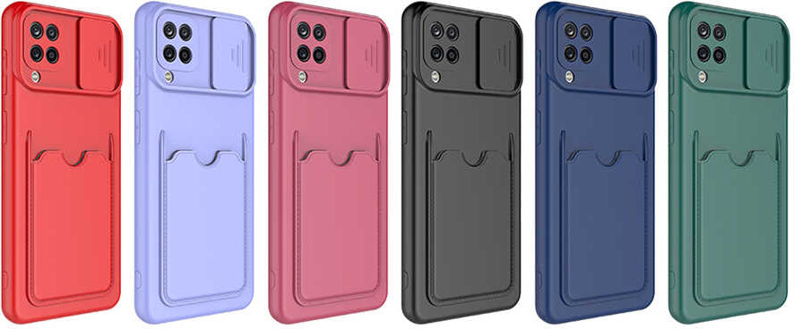 Galaxy M32 Kılıf mnc Kartix Kapak-Koyu Mor