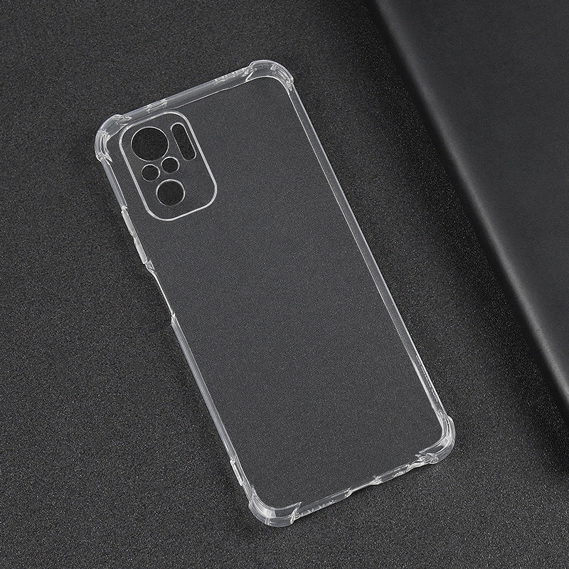 Xiaomi Redmi Note 10 Pro Kılıf Mnc Kamera Korumalı Nitro Anti Shock Silikon-Renksiz