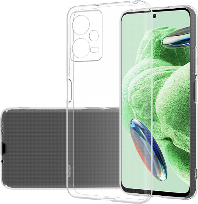Xiaomi Redmi Note 12 5g Kılıf Mnc Süper Silikon Kapak-Renksiz