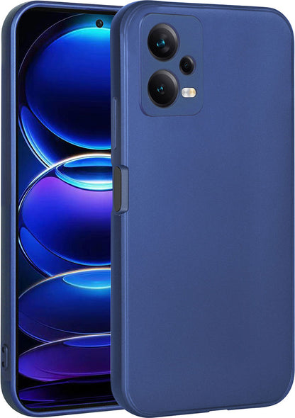 Xiaomi Redmi Note 12 5g Kılıf Mnc Premier Silikon Kapak-Saks Mavi