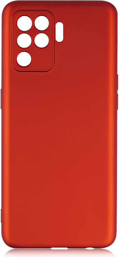 Oppo Reno 5 Lite Kılıf Mnc Premier Silikon Kapak-Kırmızı