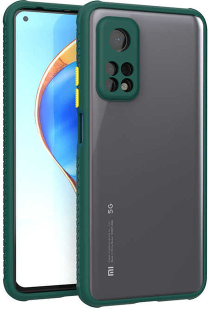 Xiaomi Mi 10T Pro 5g Kılıf mnc Kaff Kapak-Koyu Yeşil