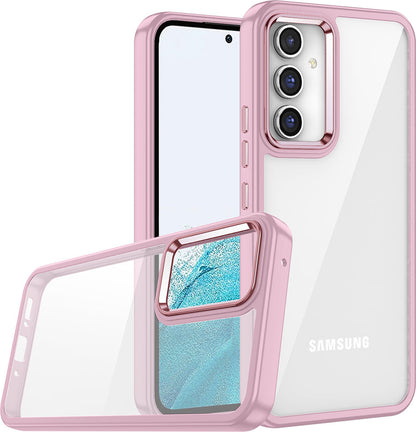 Galaxy A04S Kılıf Mnc Flora Kapak-Rose Gold