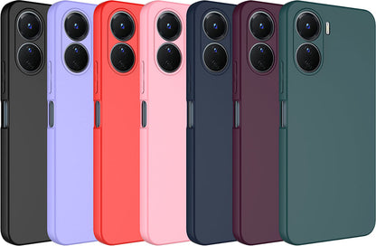 Vivo Y16 Kılıf Mnc Mara Laaakan Kapak-Siyah