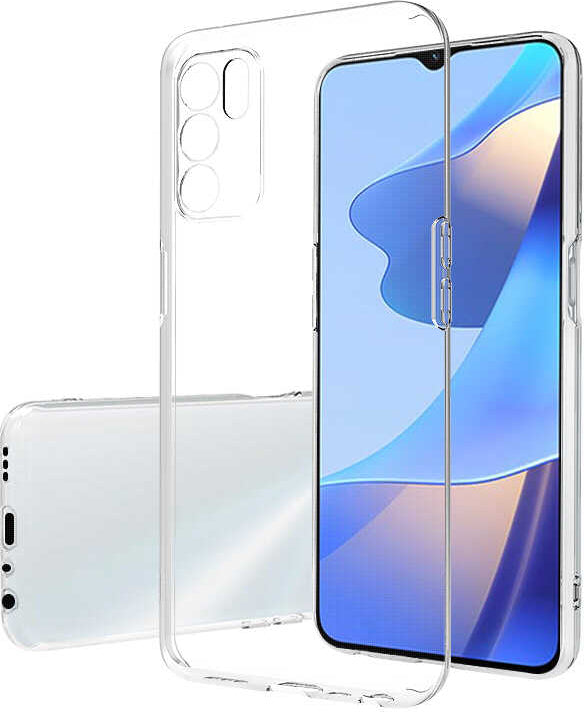 Oppo A16 Kılıf Mnc Süper Silikon Kapak-Renksiz
