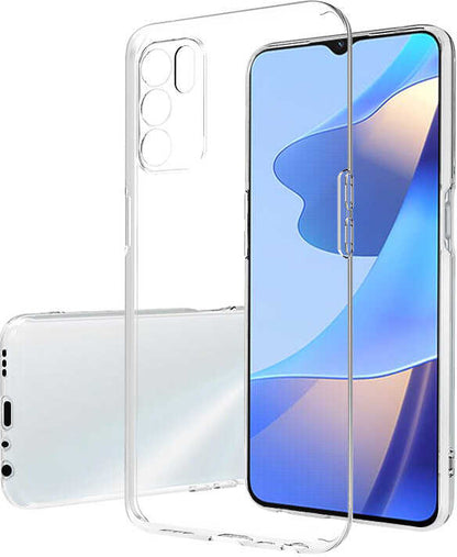 Oppo A16 Kılıf Mnc Süper Silikon Kapak-Renksiz