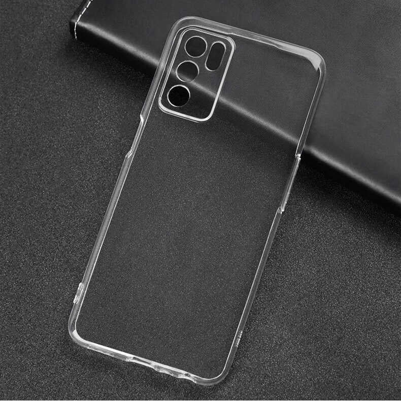 Oppo A16 Kılıf Mnc Süper Silikon Kapak-Renksiz