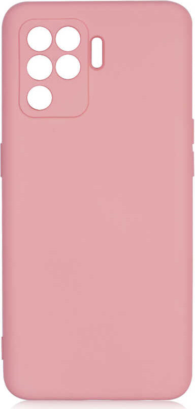 Oppo Reno 5 Lite Kılıf Mnc Mara Laaakan Kapak-Pembe Açık