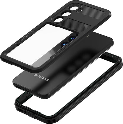 Galaxy S23 Plus Kılıf 1-1 Su Geçirmez Kılıf-Siyah