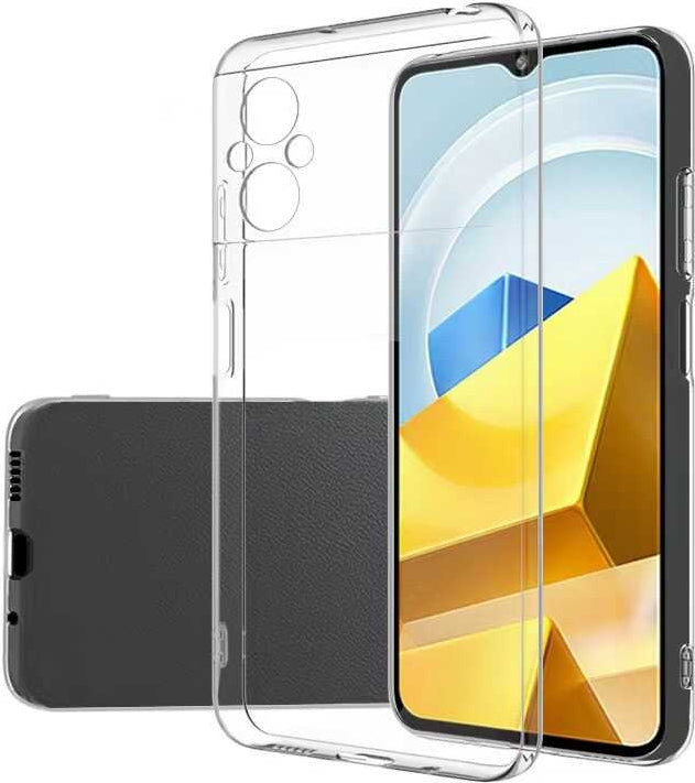 Xiaomi Poco M5 Kılıf Mnc Süper Silikon Kapak-Renksiz