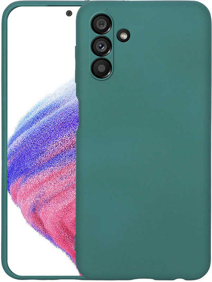 Galaxy A04S Kılıf Mnc Mara Laaakan Kapak-Koyu Yeşil