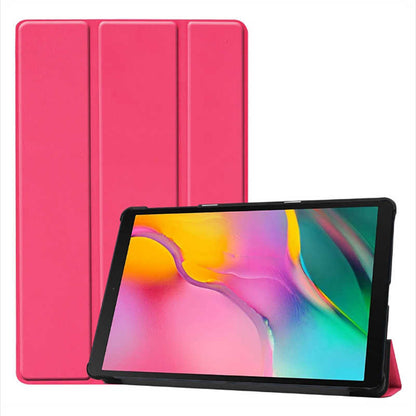 Galaxy T720 Tab S5E  Uyumlu Mnc Smart Cover Standlı 1-1 Kılıf-Pembe