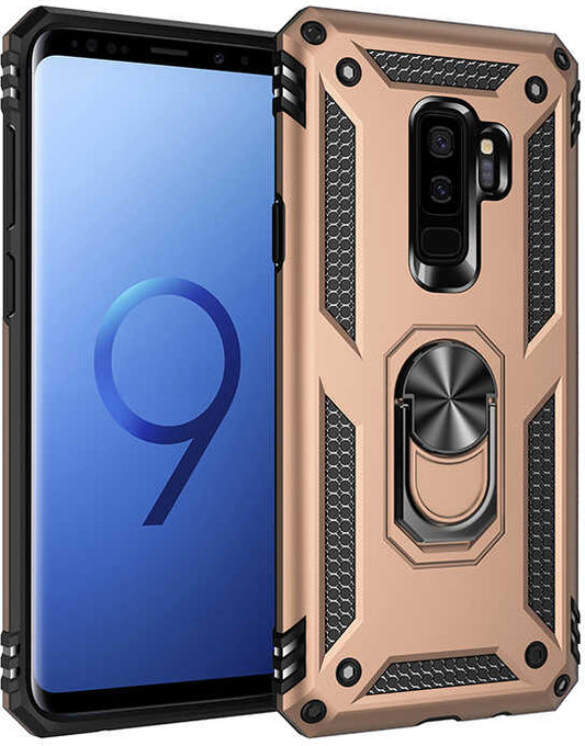 Galaxy S9 Plus Kılıf Mnc Vega Kapak-Gold