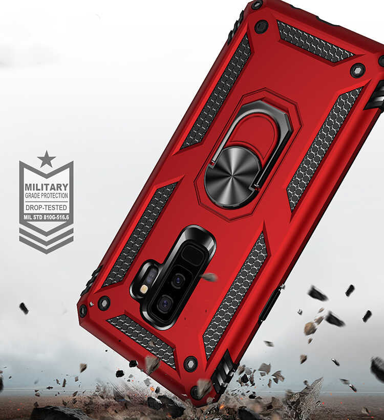 Galaxy S9 Plus Kılıf Mnc Vega Kapak-Gold