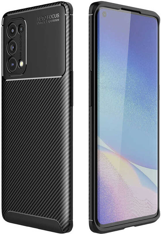 Oppo Reno 5 Pro 5g Kılıf Mnc Negro Silikon Kapak-Siyah