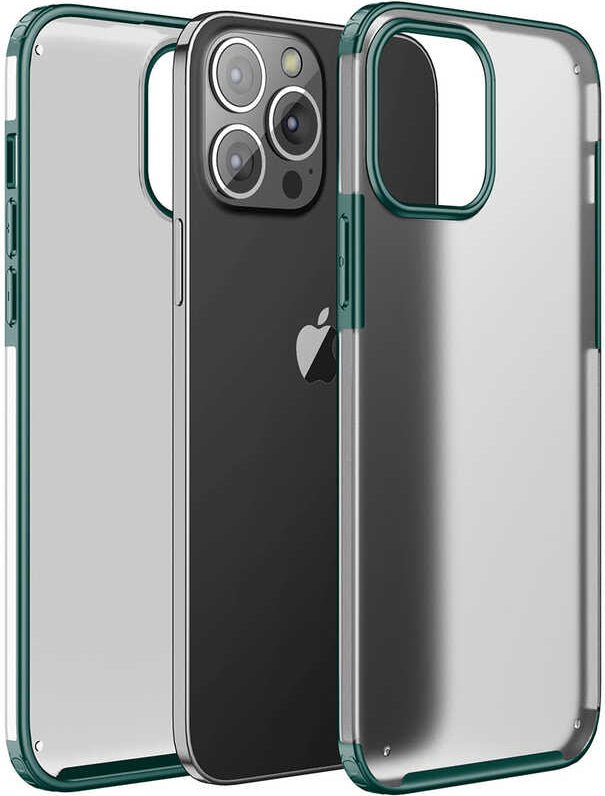 iPhone 13 Pro Kılıf Mnc Volks Kapak-Koyu Yeşil