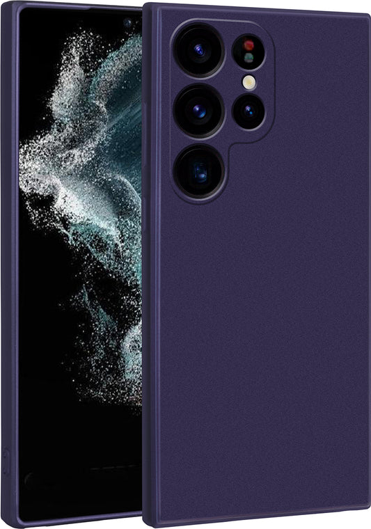 Galaxy S23 Ultra Kılıf Mnc Premier Silikon Kapak-Lacivert