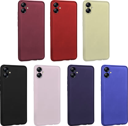 Galaxy A04E Kılıf Mnc Premier Silikon Kapak-Kırmızı
