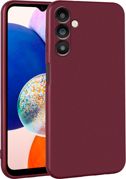 Galaxy A14 Kılıf Mnc Premier Silikon Kapak-Mürdüm