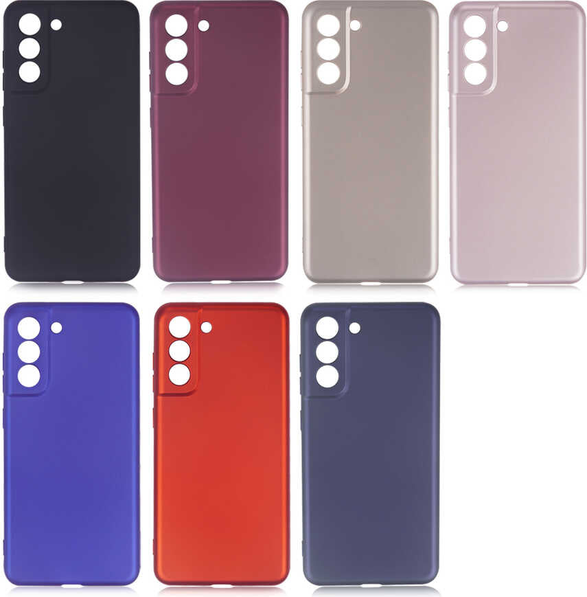 Galaxy S21 Fe Kılıf Mnc Premier Silikon Kapak-Rose Gold