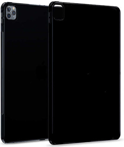 iPad Pro 12.9 Pro 2020 (4.nesil) - Uyumlu Uyumlu Mnc Tablet Süper Silikon Kapak-Siyah