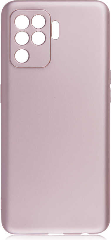 Oppo Reno 5 Lite Kılıf Mnc Premier Silikon Kapak-Rose Gold