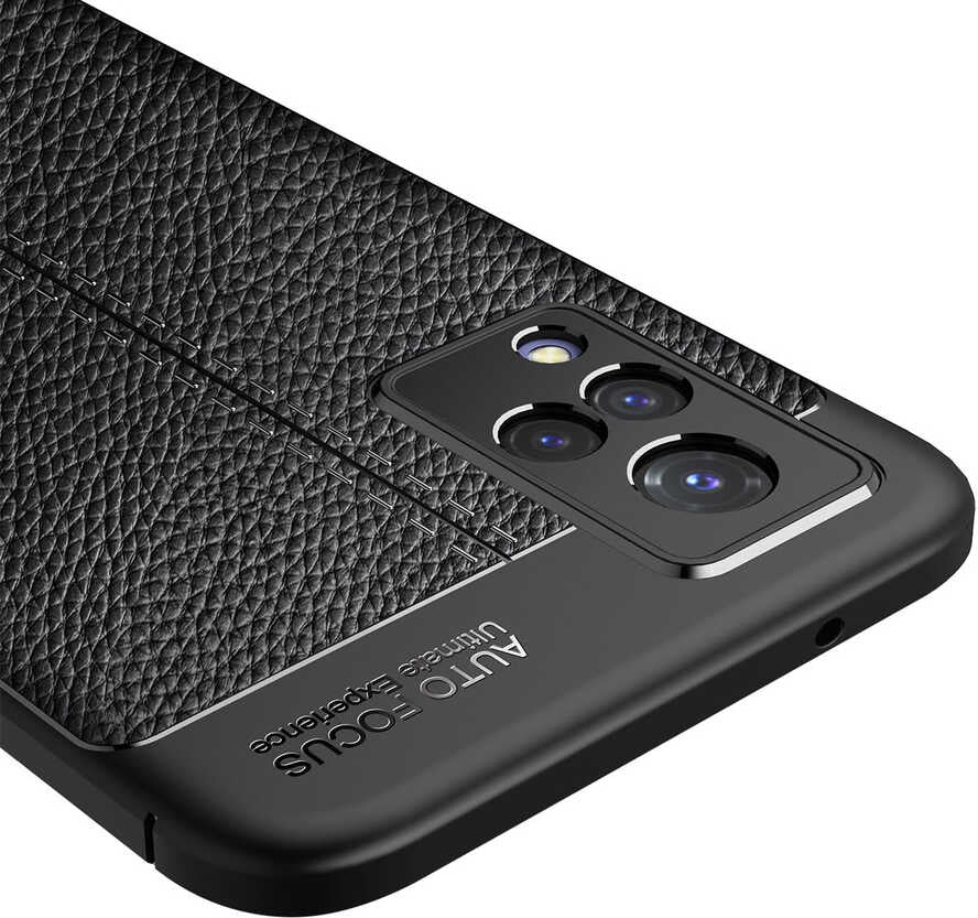 Vivo V21 Kılıf Mnc Niss Silikon Kapak-Lacivert