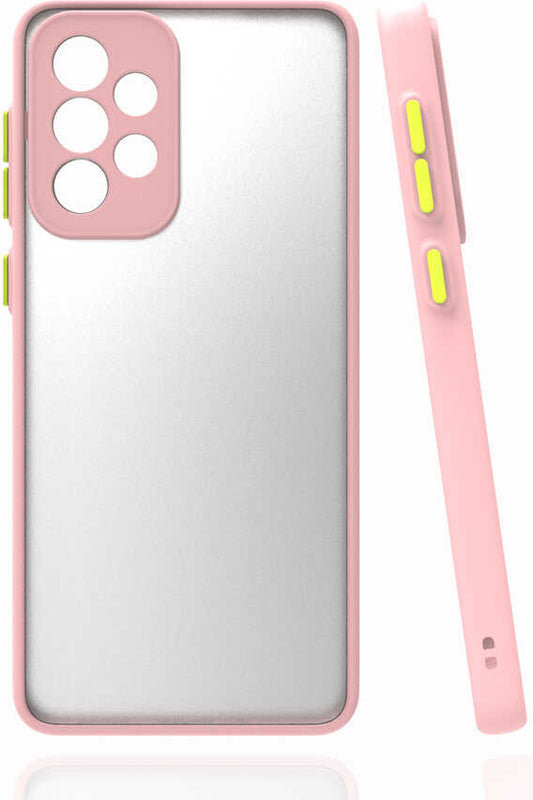 Galaxy A52 Kılıf Mnc Hux Kapak-Pembe