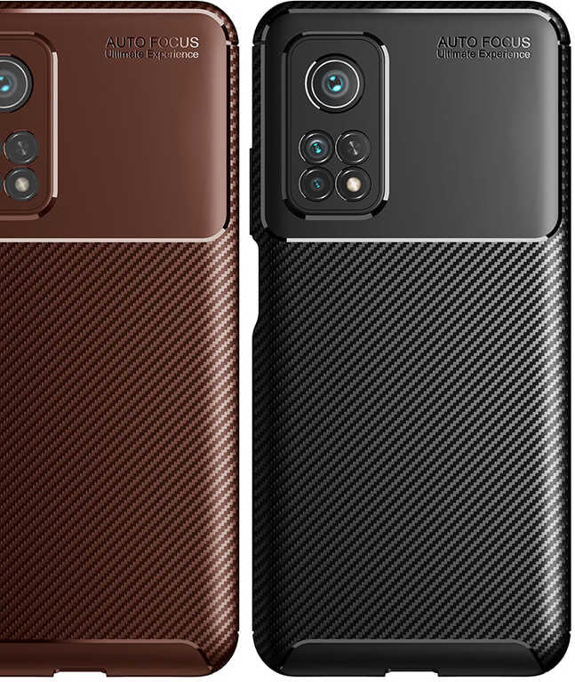 Xiaomi Mi 10T 5g Kılıf Mnc Negro Silikon Kapak-Kahverengi