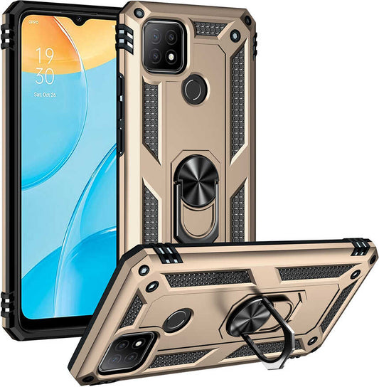 Oppo A15 Kılıf Mnc Vega Kapak-Gold