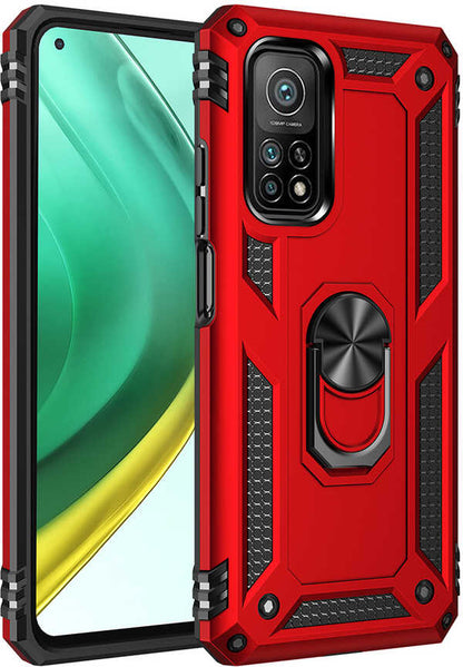 Xiaomi Mi 10T Pro 5g Kılıf Mnc Vega Kapak-Kırmızı
