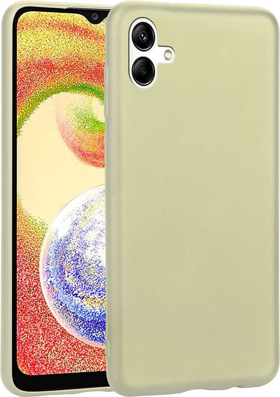Galaxy A04 Kılıf Mnc Premier Silikon Kapak-Gold