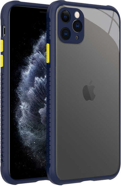 iPhone 11 Pro Max Kılıf mnc Kaff Kapak-Lacivert