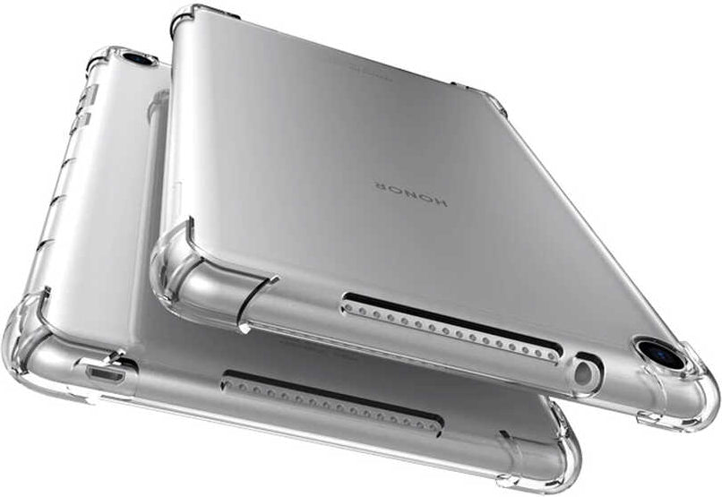 iPad Pro 10.5 (7.nesil) - Uyumlu Uyumlu Mnc Tablet Nitro Anti Shock Silikon Kapak-Renksiz
