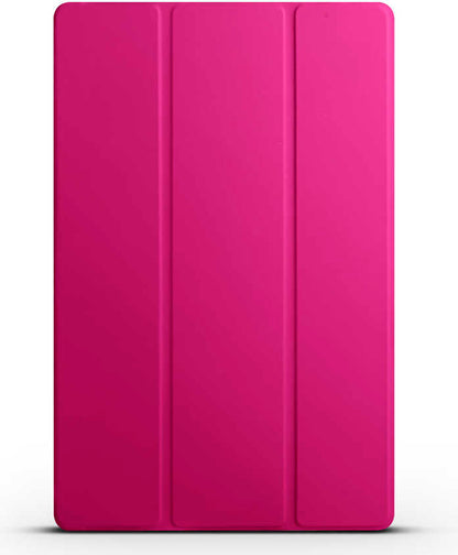 Galaxy Tab S8 Ultra SM-X900  Uyumlu Mnc Smart Cover Standlı 1-1 Kılıf-Pembe