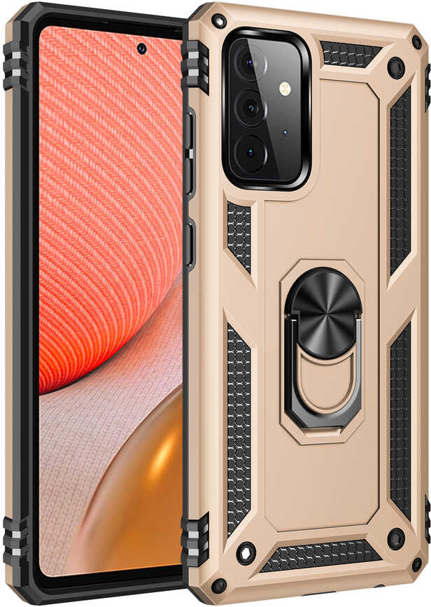 Galaxy A72 Kılıf Mnc Vega Kapak-Gold