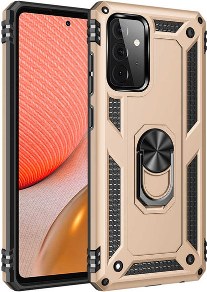 Galaxy A72 Kılıf Mnc Vega Kapak-Gold